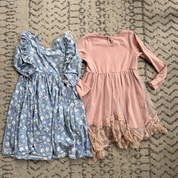 Girls Long Sleeve Dress Bundle Size 6 - Picture 3 of 8